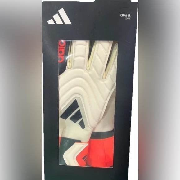 adidas Other - New Adidas Copa GL League Goalkeeper Gloves Ivory Solar Red Black IQ4011 Size 8